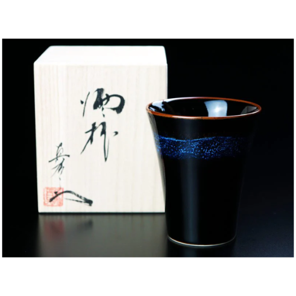 Aoki-Myojo Glass from the Shinemon Oven - Aritayaki