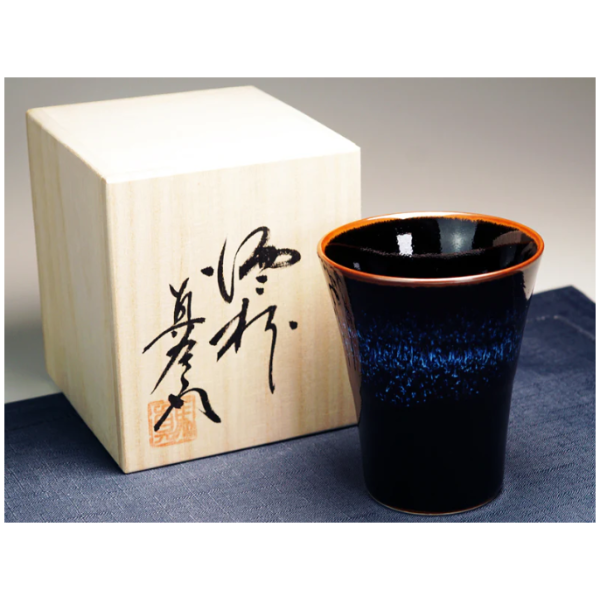 Aoki-Myojo Glass from the Shinemon Oven - Aritayaki