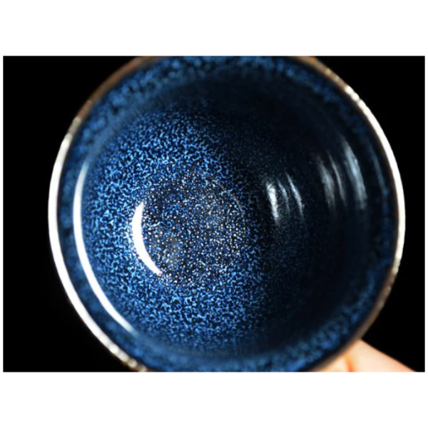 Youhen Cup and Saucer - Shinemon Oven Galaxy - Aritayaki
