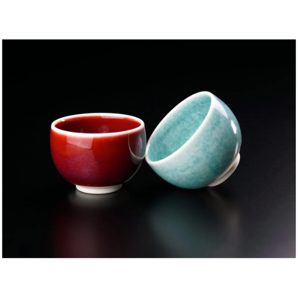 Shinemon Ochoko Sake Cup Set (5 Colors) - Aritayaki