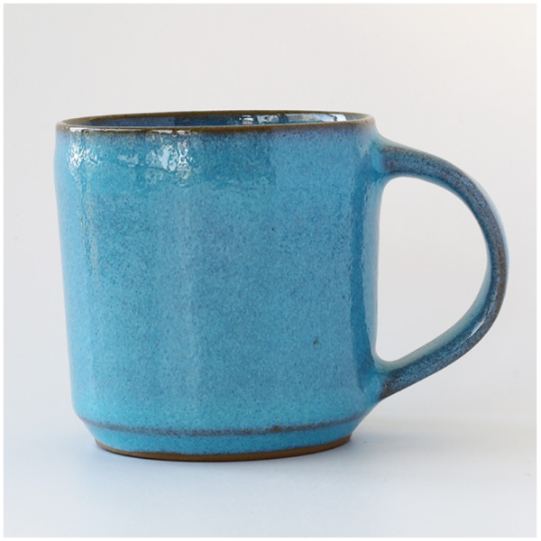 Kamino Ryukyuyaki Blue Mug