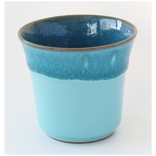 Kamino Ryukyuyaki blue glass